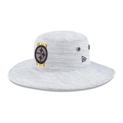 Pittsburgh Steelers Gorra | New Era Official NFL Training Panama Bucket Hat Mexico - Negros